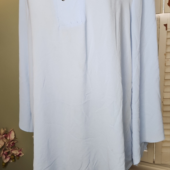 AVENUE BLUE BLOUSE 14/16 - Picture 4 of 8